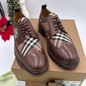 Men’s Burberry vintage check Oxford shoes, size 42 made in  Italy